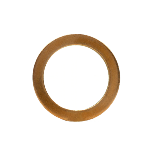 3500-16MM 1Metric COPPER SEALING WASHERS, 16mm, Carbon Steel