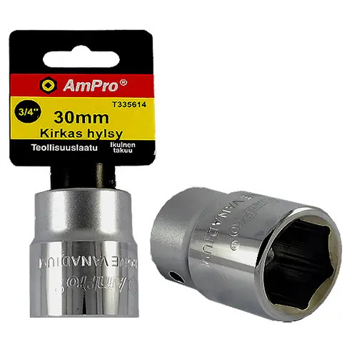 SOCKET 3/4" DR X 30MM 6PT