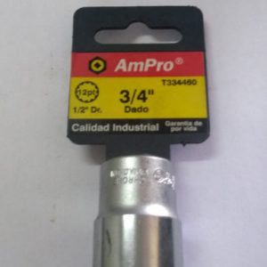 SOCKET 1/2"DR X 3/4" 12PT