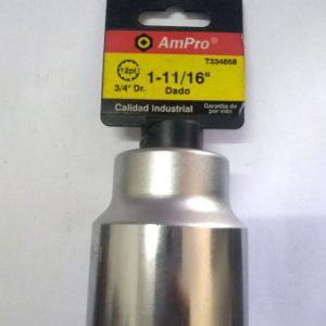 SOCKET 3/4" DR X 1-11/16" 12PT