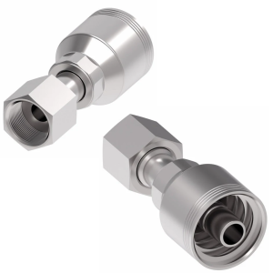 4 Wire 4S Female ORS Swivel Crimp Fitting (FR) - Straight