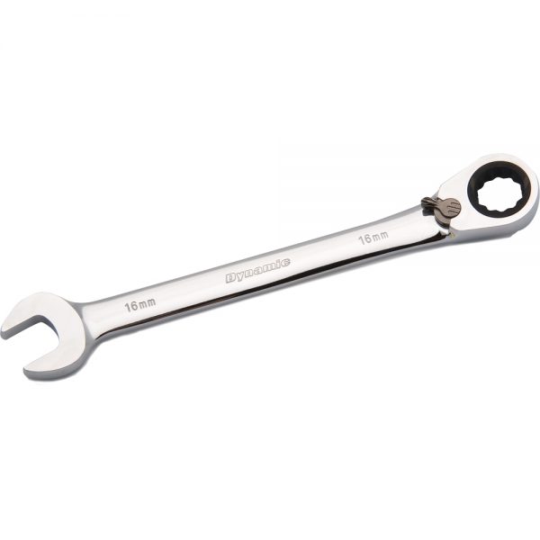 D076116 Dynamic Tools Reversible Combination Ratcheting Wrench, 16MM