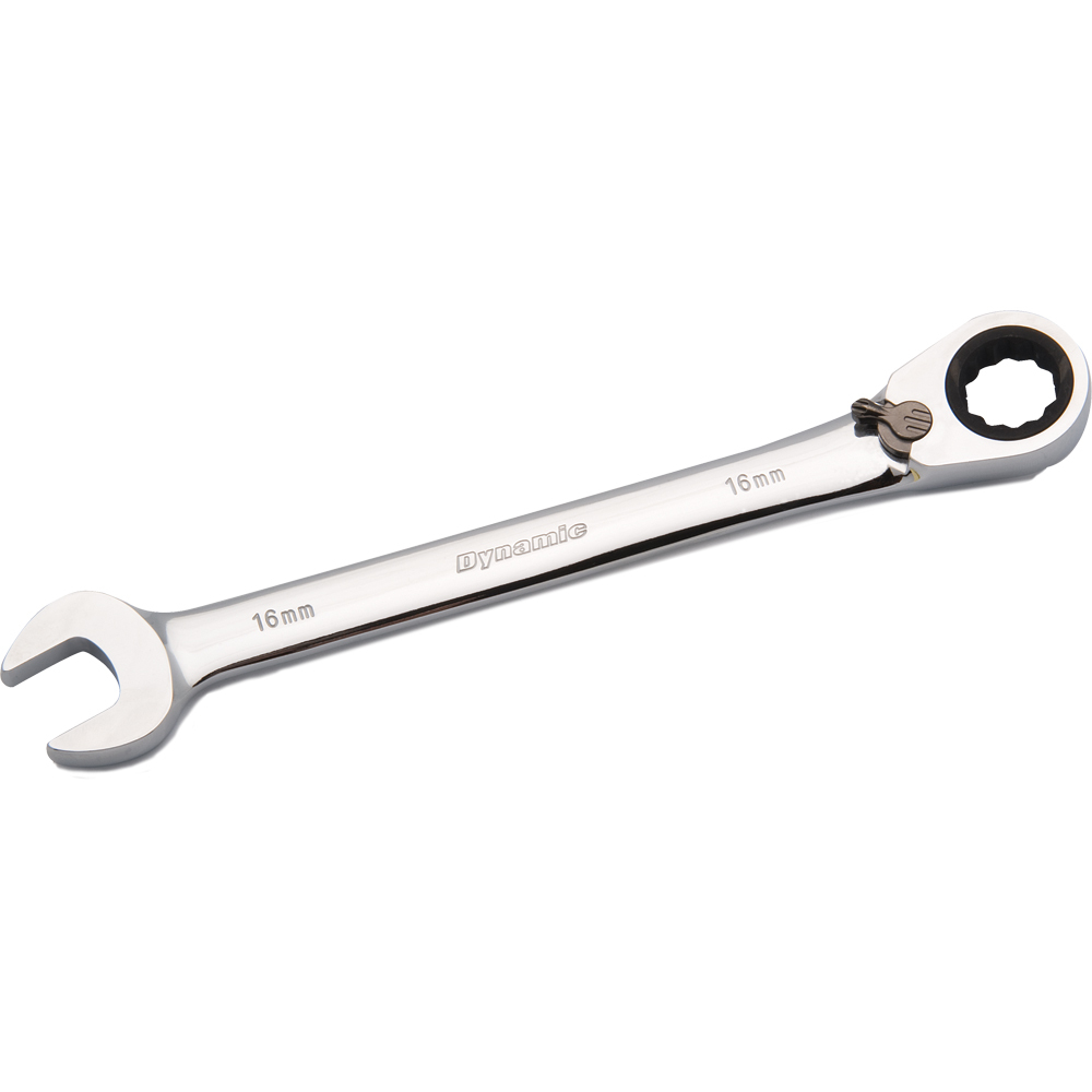 D076116 Dynamic Tools Reversible Combination Ratcheting Wrench, 16MM