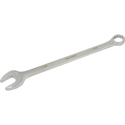 D074344 Dynamic Tools Combination Wrench, 12 Point, 1-3/8", Chrome Finish