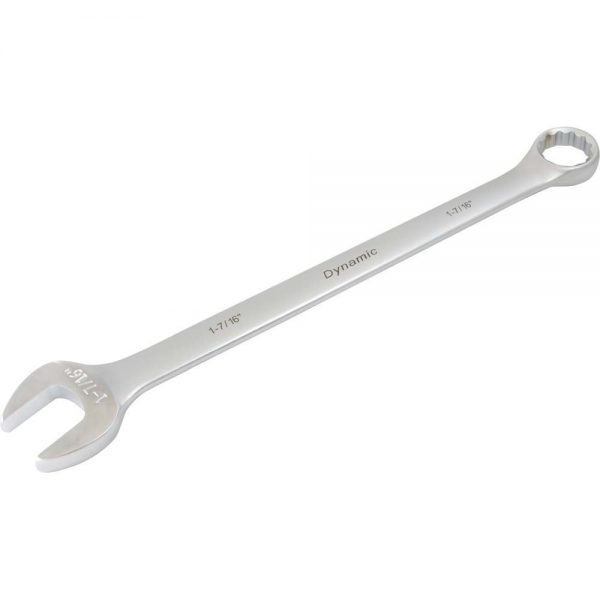 D074346 Dynamic Tools 12 Point Combination Wrench, 1-7/16", Satin Finish