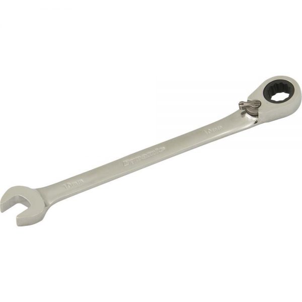 D076110 Reversible Combination Ratcheting Wrench, 12 Point, 10MM, Chrome Finish