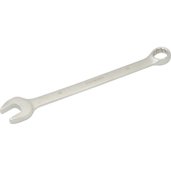 D074422 Dynamic Tools 12 Point Combination Wrench, 22MM, Satin Finish