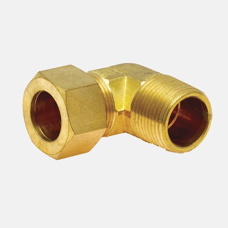 69F-06X04 COVALCA MALE COMPRESSION CONNECTOR 90 3/8" X 1/4"