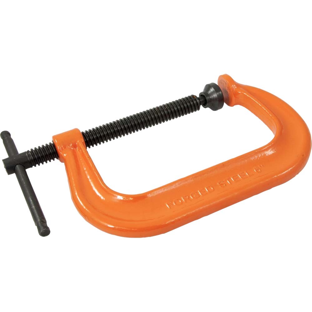 D090004 Dynamic Tools Drop Forged C-Clamp, 6"