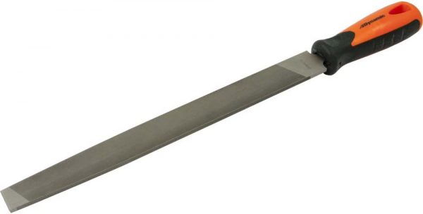 D094213 Dynamic Tools Mill Hand File with Smooth Cut, 12"