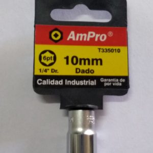 SOCKET 1/4" DR X 10MM 6PT