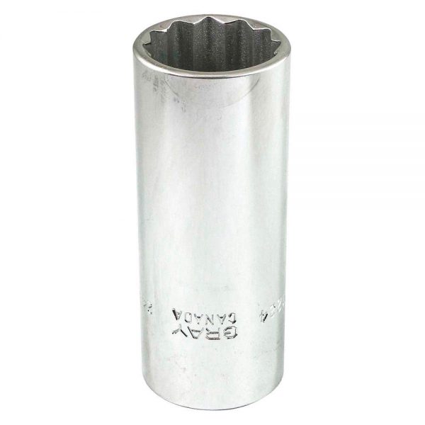SOCKET 24MM X 1/2" DR 12PT DEEP