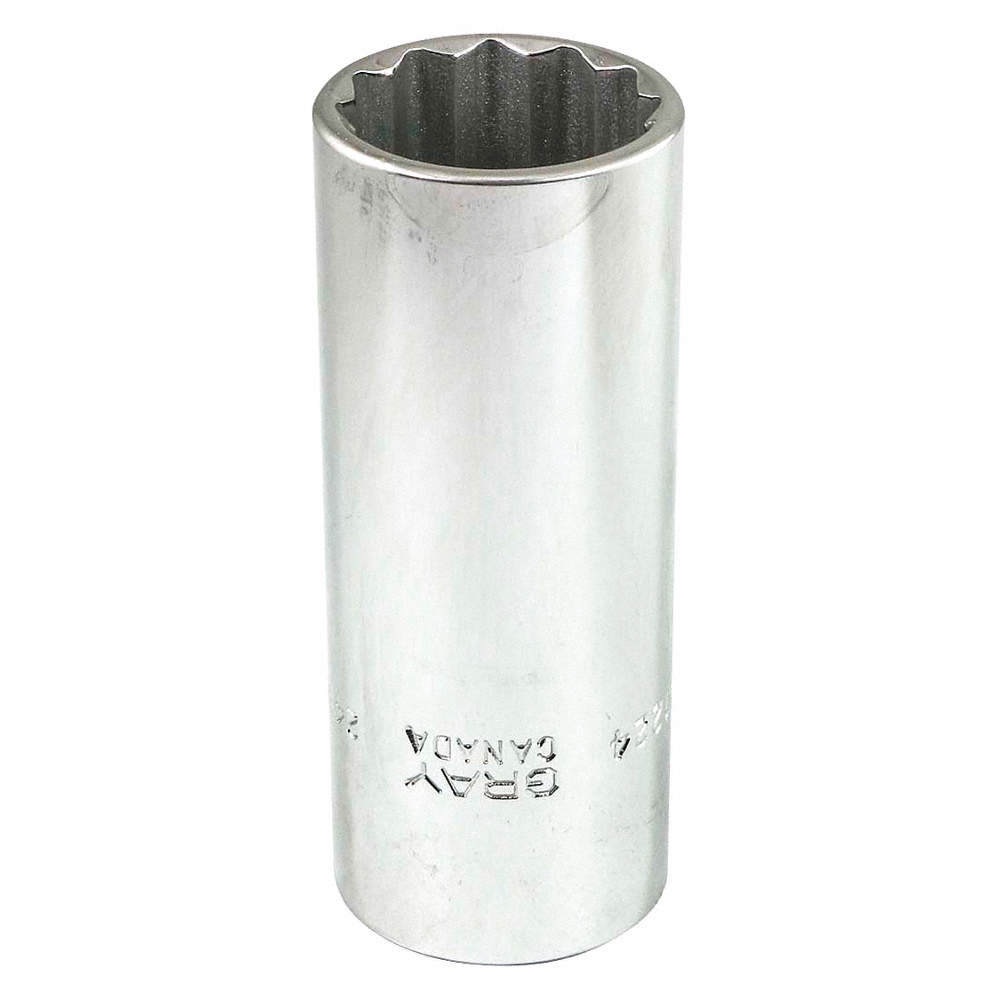 SOCKET 24MM X 1/2" DR 12PT DEEP