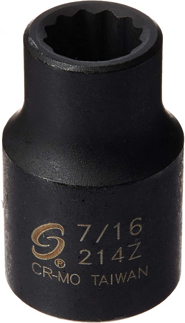 SOCKET 1/2"DR X 7/16" 12PT
