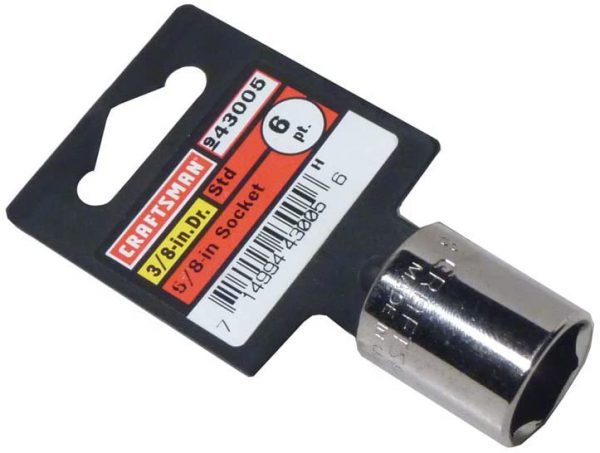 SOCKET 3/8"DR X 5/8" 6PT