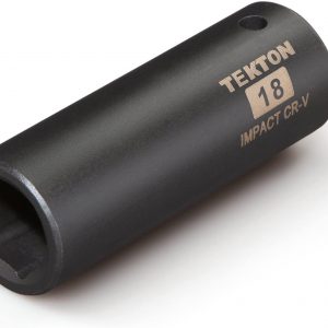 SOCKET 1/2" DR 6PT 18MM BLACK
