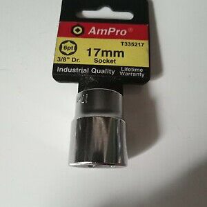 SOCKET 3/8 DR X 17MM 6PT