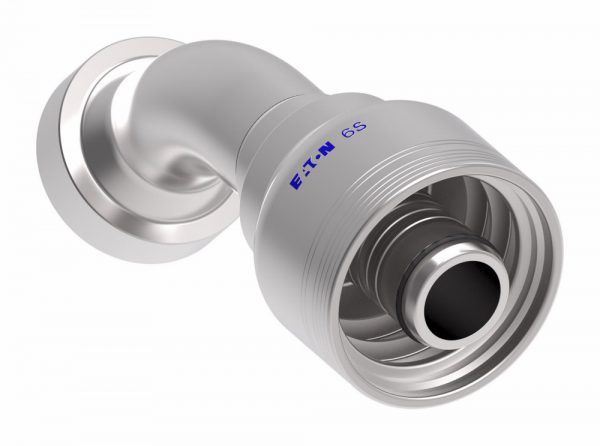6 Wire 6S CAT Flange Crimp Fitting (CTA) - 45° Elbow