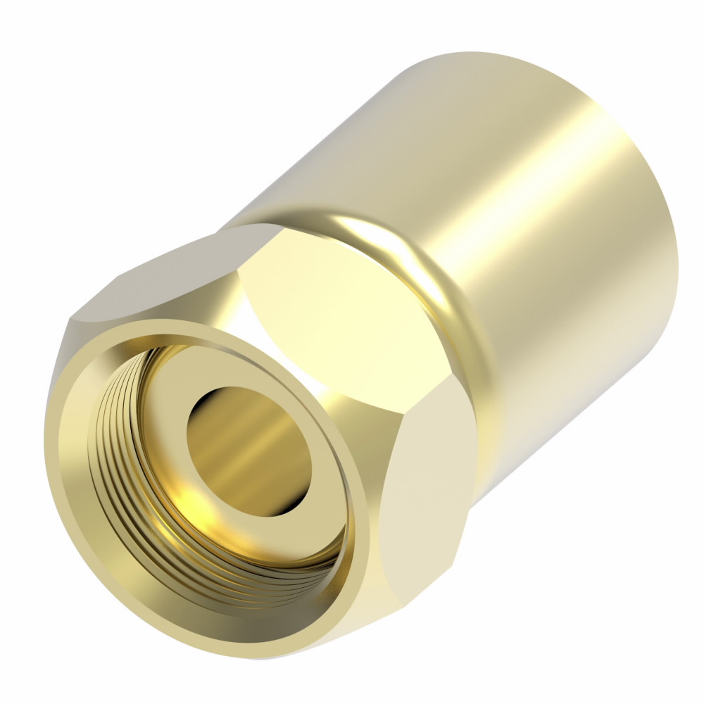 3/8 BRASS HOSE END