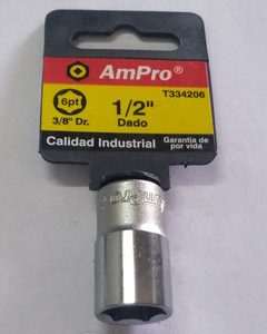 SOCKET 3/8" DR X 1/2" 6PT