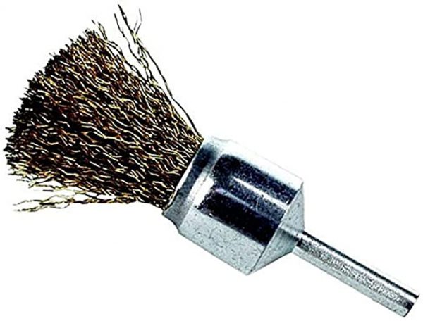T70933 1" STEM MOUNTED END BRUSH