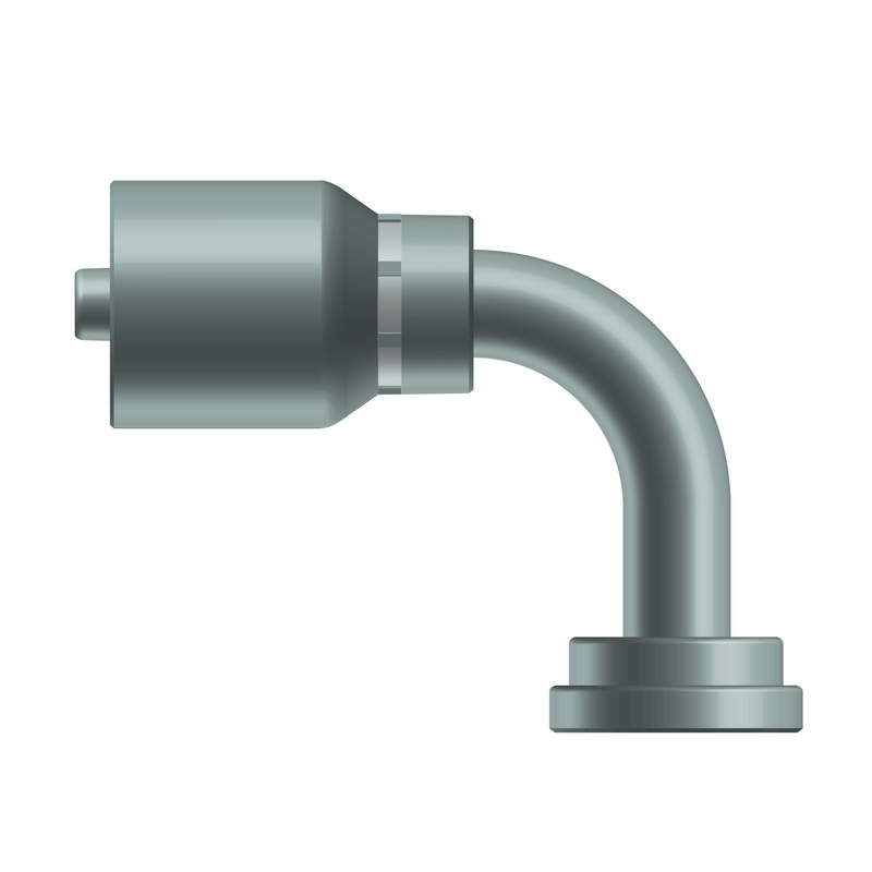 BRAIDED- FLANGE HEAD 90DEG