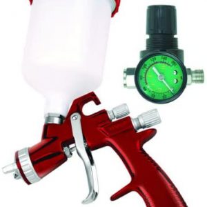 SPRAY GUN W/REG GRAVITY FEED