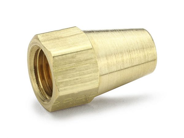 41FL-8 Dixon Valve Brass SAE 45 deg. Flare Fitting - Long Nut - 1/2" Tube Size x 3/4"-16 Straight Thread