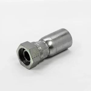 C22900-10-10 5/8" Braided Crimp x 5/8" FBSPPX - 60° Cone - Hydraulic Hose Fitting - Steel