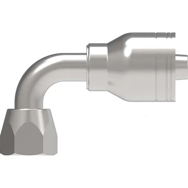 ADAPTER JIC FEMALE SWIVEL 90D