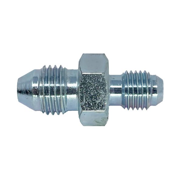 9237-06-16 Adaptall Carbon Steel -06 Male JIC x 16mm Male Komatsu Adapter