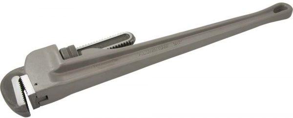 D080014 Dynamic Tools 14" Aluminum Pipe Wrench with 2" Jaw Opening
