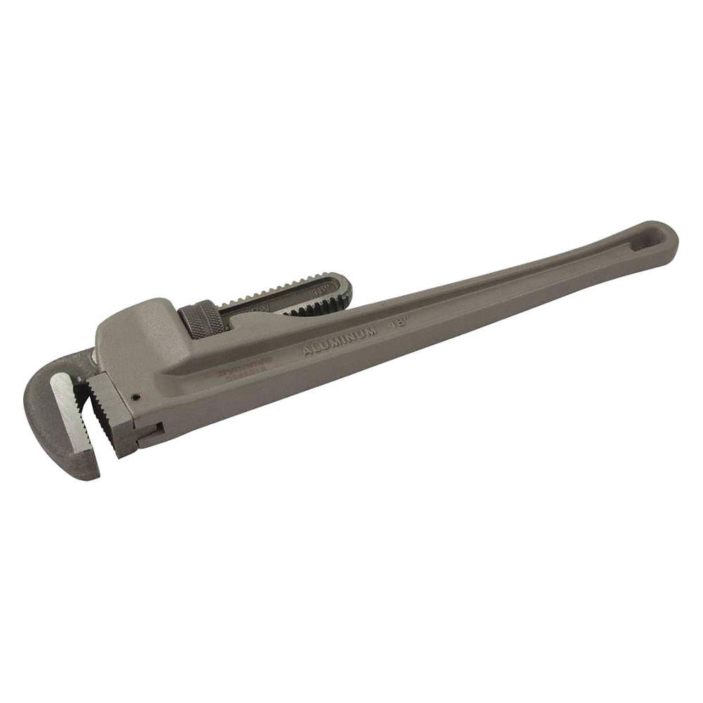 D080018 Dynamic Tools 18" Aluminum Pipe Wrench with 2.5" Jaw Opening