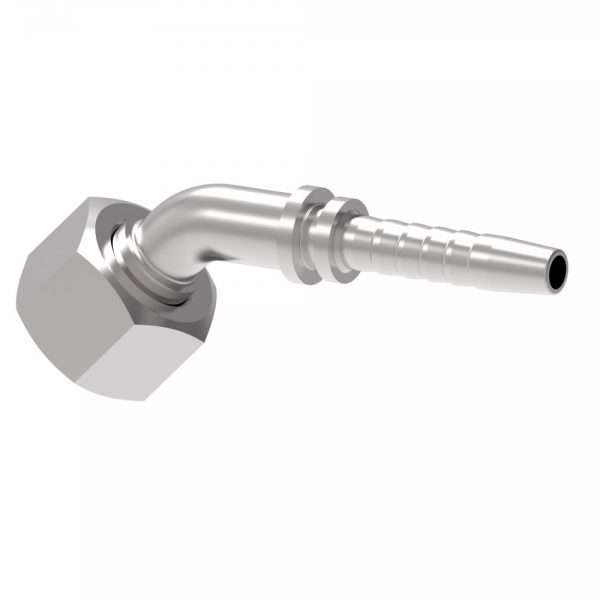 20591-14-04WZF Eaton 2-Piece Crimp Hose Fittings 90° Elbow Metric Female 24° Cone O-Ring H.T.