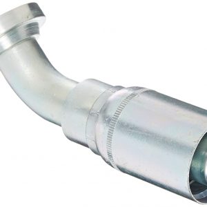 47016E-D46 45 Degree Split Flange Tube Elbow Fitting, Steel, 1" Hose ID, 1" Nominal Flange Size