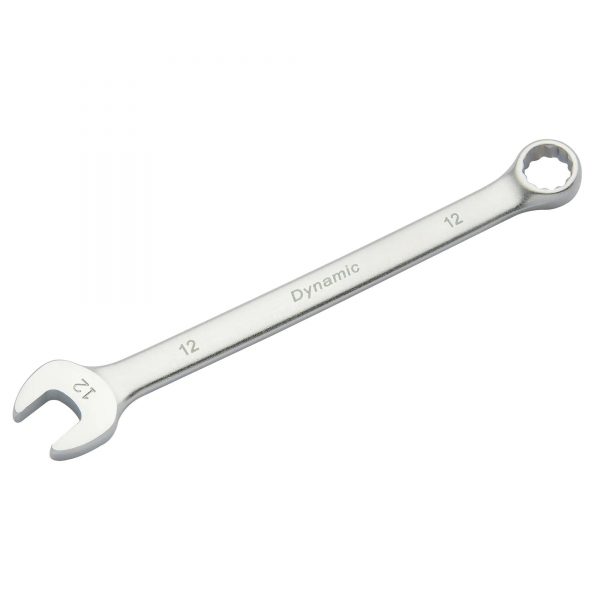 D074419 Dynamic Tools 12 Point Combination Wrench, 19MM, Satin Finish