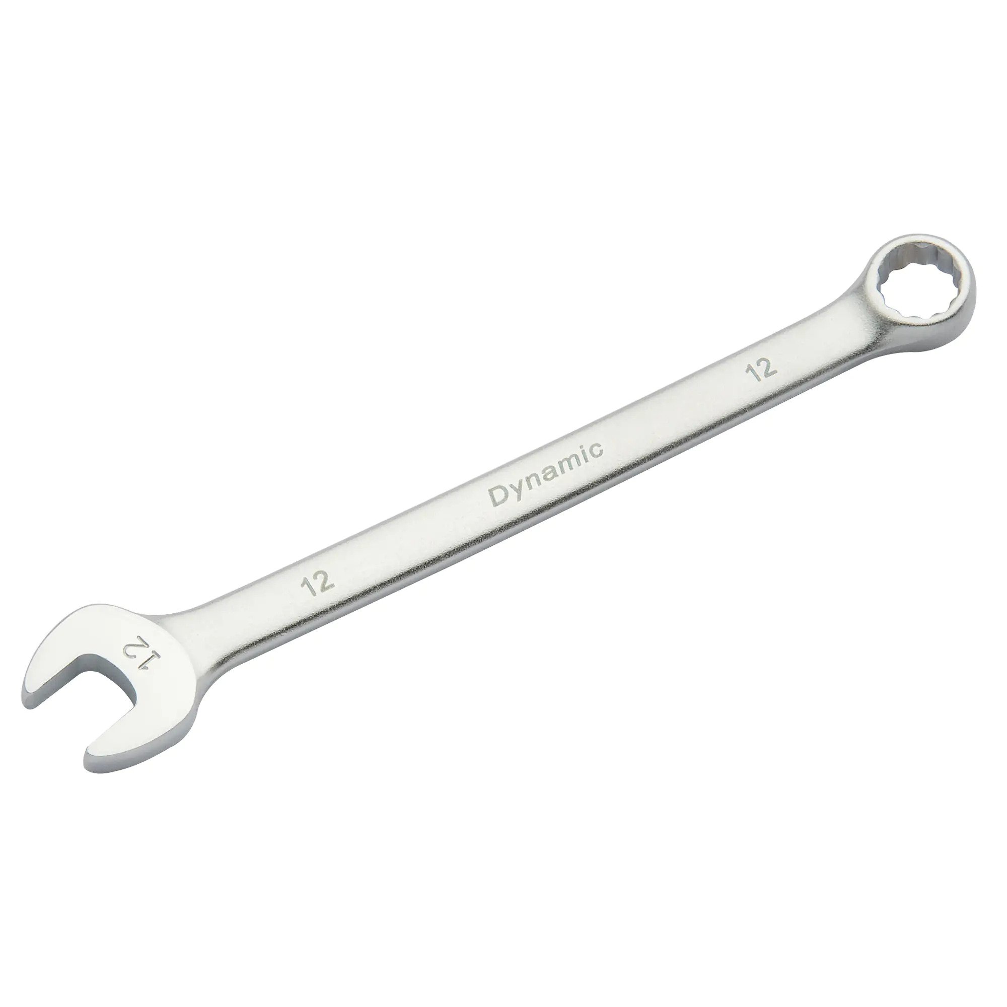 D074419 Dynamic Tools 12 Point Combination Wrench, 19MM, Satin Finish