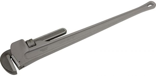 D080024 Dynamic Tools 24" Aluminum Pipe Wrench with 3" Jaw Opening