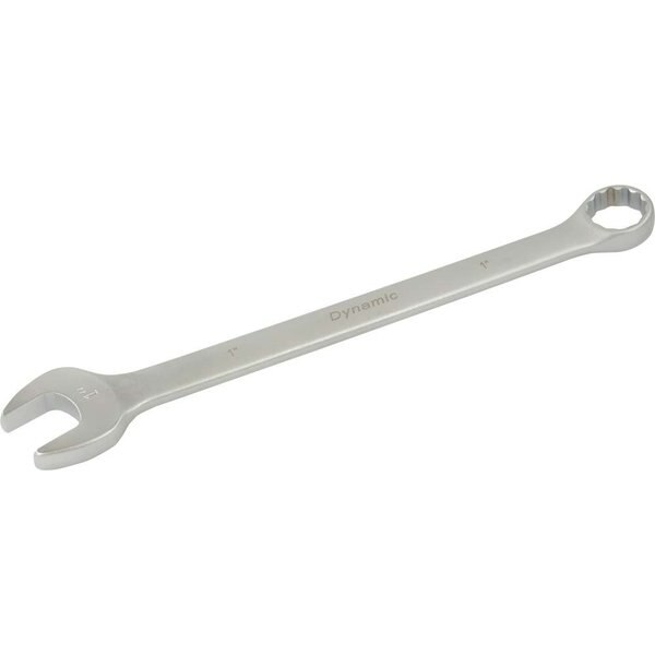 D074332 Dynamic Tools 12 Point Combination Wrench, 1", Satin Finish