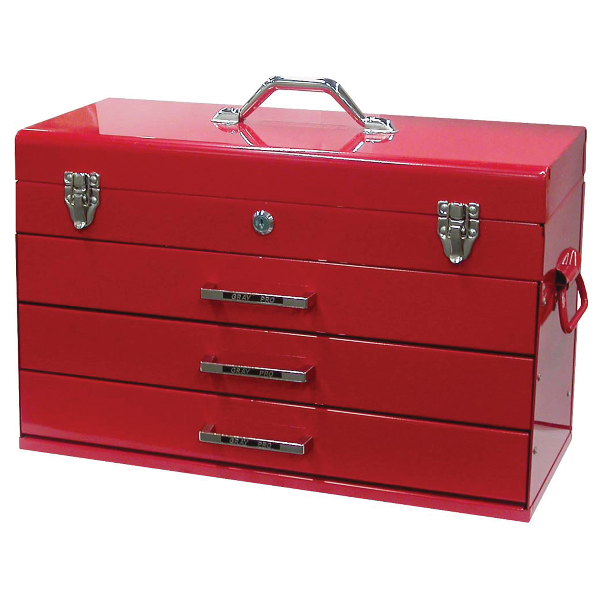 97103A Tool Box, 9-3/5" D x 21-3/10" W x 14-1/2" H, Red