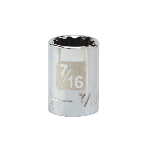SOCKET  7/16"  1/4"DR