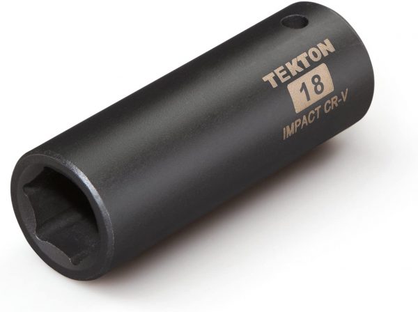 SOCKET 18MM X 1/2" DR 6PT