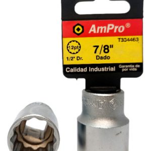 SOCKET 1/2"DR X 7/8" 12PT