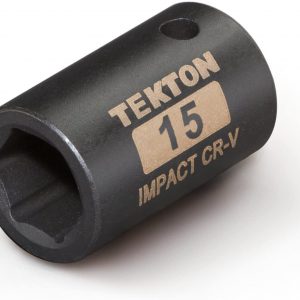 SOCKET 1/2"DR 6PT  15MM