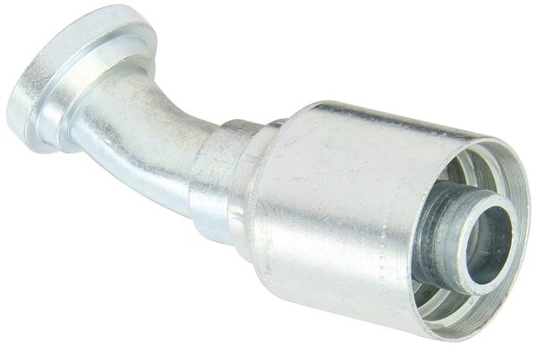 43016U-H23 EATON Weatherhead Coll-O-Crimp 30 Degree Split Flange Tube Elbow Fitting, Steel, 1" Hose ID, 1" Nominal Flange Size