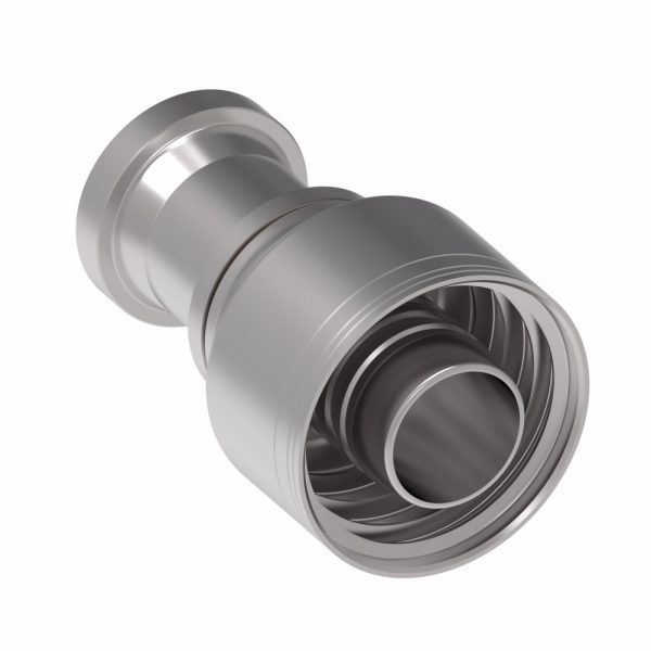 1A8FL8 Aeroquip Fl Fitting,Crimp,1/2" Hose,1-1/2" 