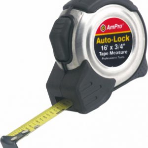 MEASURING TAPE AUTO LOCK 7.5M X 25MM S/STEEL CASE