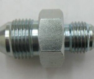 9237-10-24 Adaptall Carbon Steel -10 Male JIC x 24mm Male Komatsu Adapter