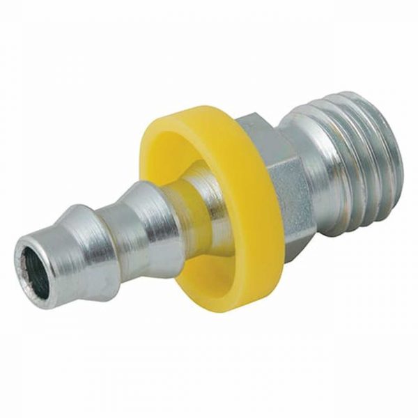 3D082-12-6 Parker Rigid (24° Cone) Hose Fitting, 3/8 in. x #6 Tube, Male