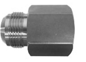 2405-20-16 OneHydraulics Adapter, Straight, 1.25 (1-1/4") Male NPT x 1" Female, Steel, 3000psi